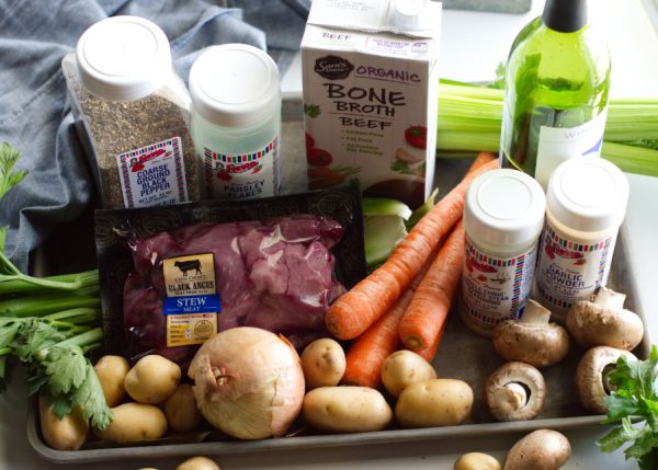 Oven Beef Stew Ingredients