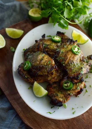 Grilled Jalapeno Chicken Thighs