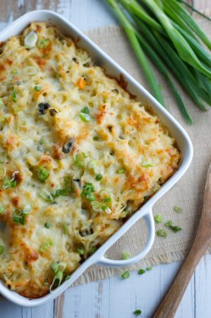 Southwest Cheesy Hash Brown Bake