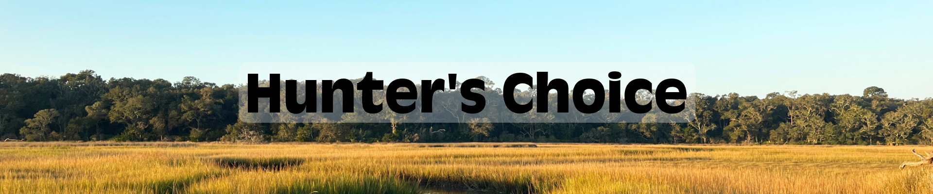 hero banner image for Hunters Choice product category