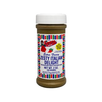 medium size jar of Bolner's Fiesta Brand Zesty Italian Delight 2 oz.