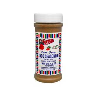 Medium size jar of Taco Seasoning 4.5 oz.