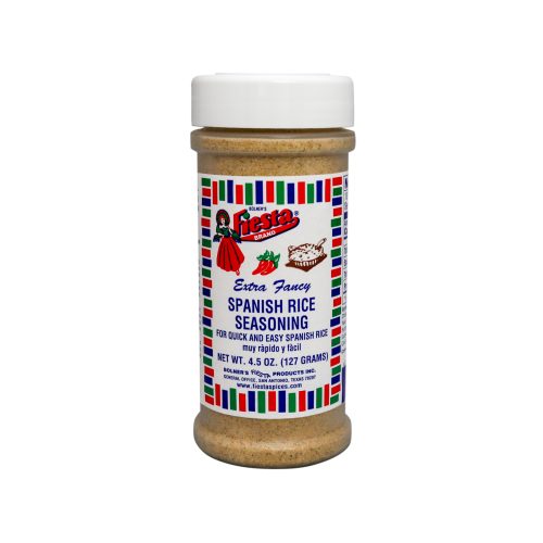 medium jar of Spanish Rice Seasoning 4.5 oz.