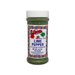 Picture of Lime Pepper seasoning in a medium size jar