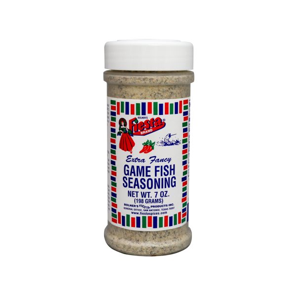 Medium size jar of Game Fish Seasoning 7 ounces