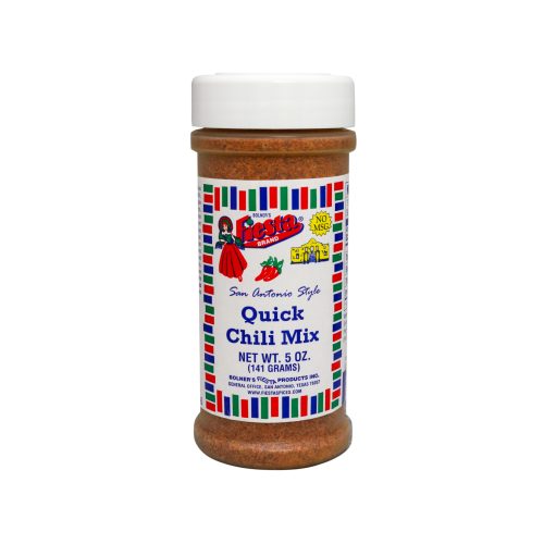 Medium size jar of Quick Chili Mix