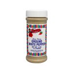 Medium size jar of Ground White Pepper 4 ounces