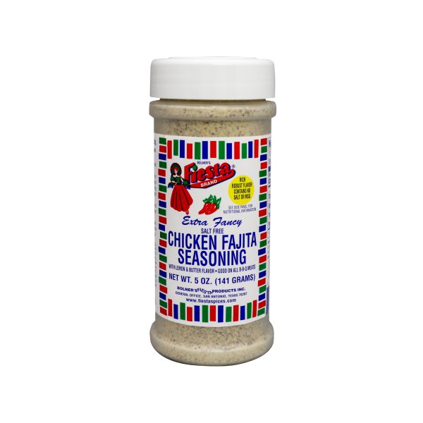 medium size jar of Fajita Seasoning, Chicken - Salt Free