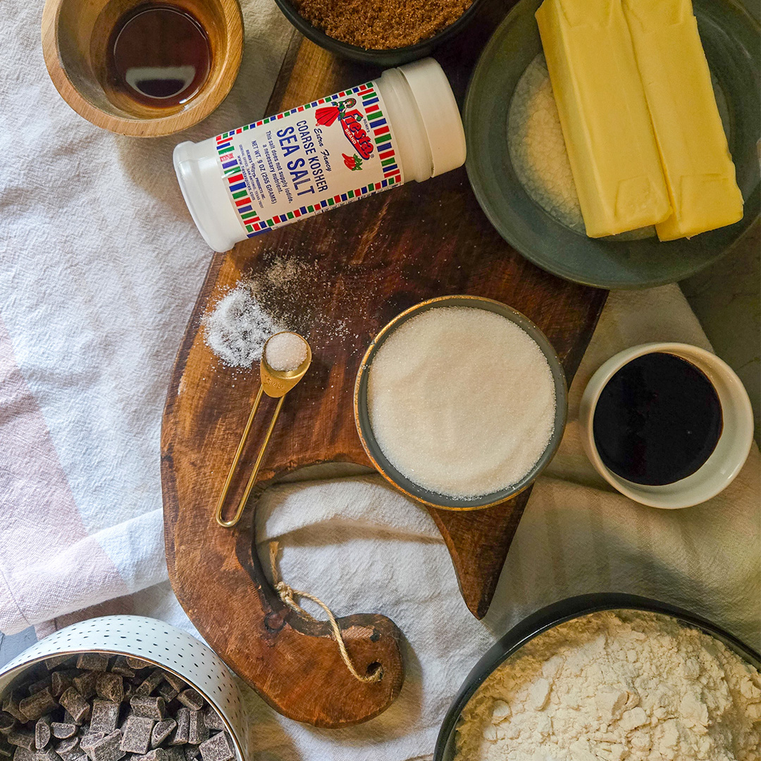 Ingredients for making cookies