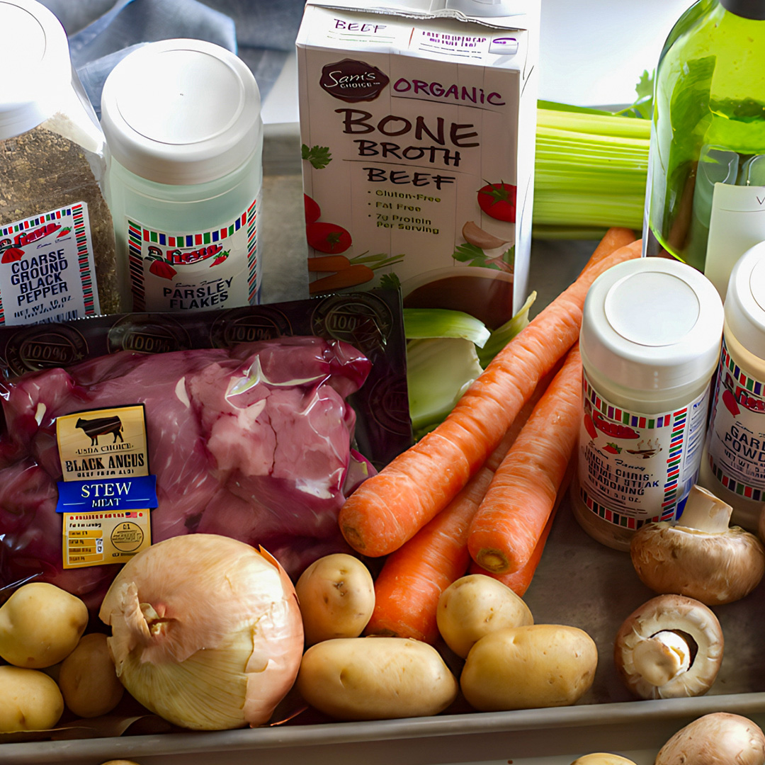 Ingredients for Beef Stew