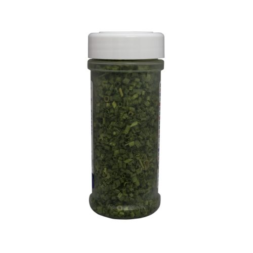 medium size jar of Freeze-Dried Chives one quarter of one ounce back of jar